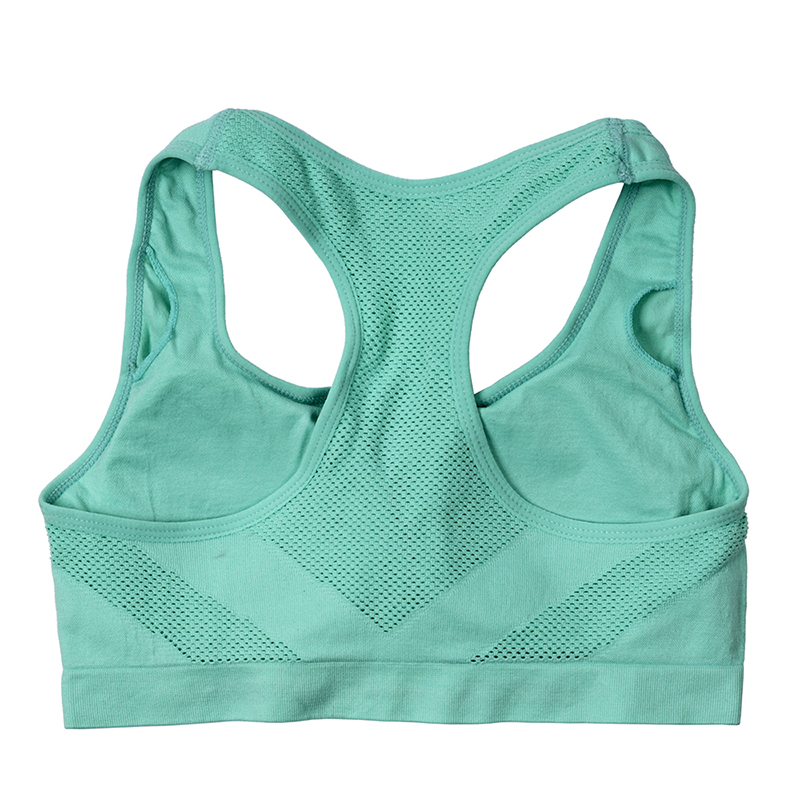 Veqking Women Breathable Sports Braabsorb Sweat Shockproof Padded Sports Bra Topathletic Gym 9820