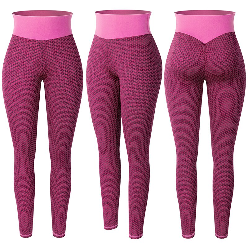 Pink High Waist Seamless Yoga Leggings For Women Sexy Booty Workout Gym  Tiktok Tights And Sports Legging H1221 From Mengyang10, $14.65